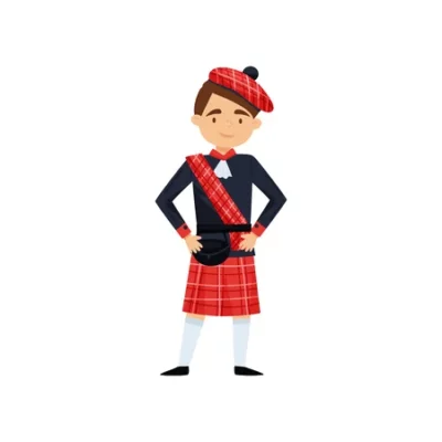 124809729-garçon-souriant-en-chemise-bleue-kilt-rouge-et-béret-avec-motif-à-carreaux-rouges-robe-traditionnell