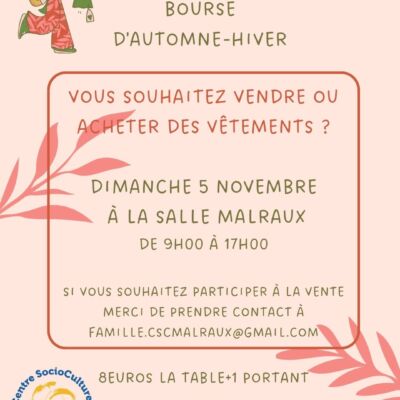affiche bourse